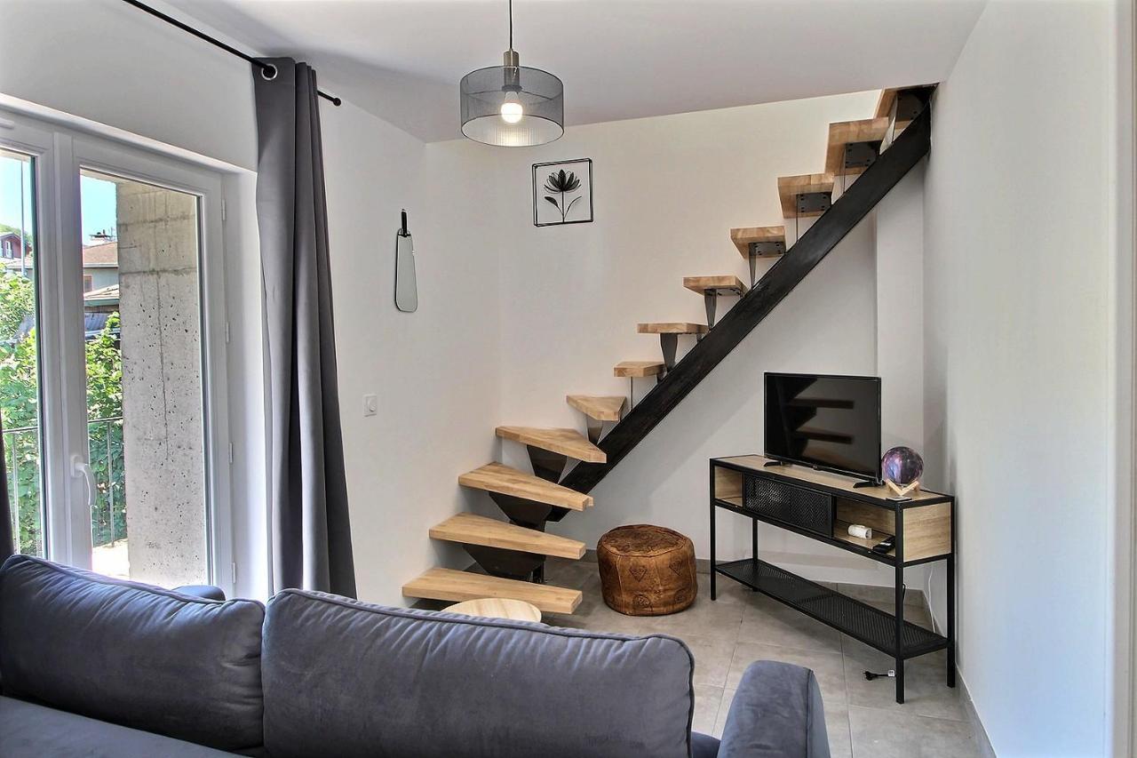 Apt Type 3 En Duplex Sur Evian Les Bains Vue Lac Экстерьер фото